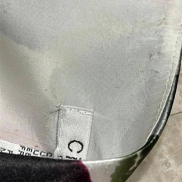 VTG Citrine,women halter dress 6. Made in Canada! Multicolor,ruching,bow,Flare - Picture 15 of 15